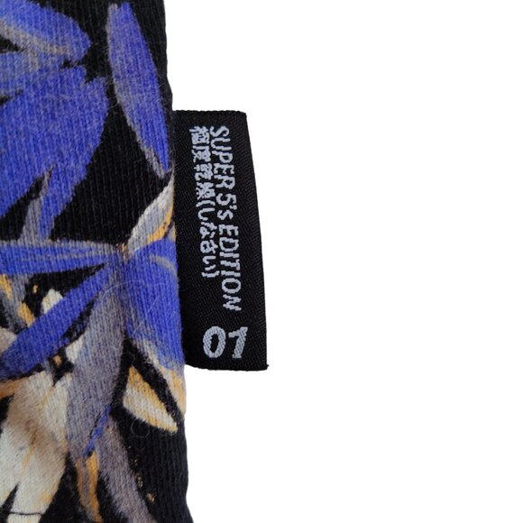 SUPERDRY 5's Bamboo All Over Print Tokyo Japan Mens Cotton Graphic T Shirt Sz XL - Picture 4 of 6